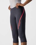 CASTELLI Pantalón 3/4 sin tirantes - VELOCISSIMA 3 LADY - rosa/gris