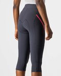 CASTELLI Pantalón 3/4 sin tirantes - VELOCISSIMA 3 LADY - rosa/gris