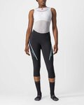 CASTELLI Pantalón 3/4 sin tirantes - VELOCISSIMA 3 LADY - azul claro/negro