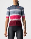 CASTELLI jersey de manga corta - DOLCE LADY - granate/azul