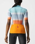 CASTELLI jersey de manga corta - DOLCE LADY - naranja/azul