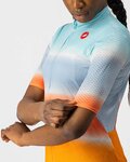 CASTELLI jersey de manga corta - DOLCE LADY - naranja/azul