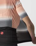 CASTELLI jersey de manga corta - DOLCE LADY - gris/negro/rosa