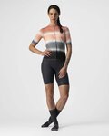CASTELLI jersey de manga corta - DOLCE LADY - gris/negro/rosa
