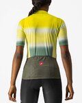 CASTELLI jersey de manga corta - DOLCE LADY - verde/amarillo