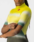 CASTELLI jersey de manga corta - DOLCE LADY - verde/amarillo
