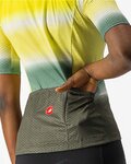 CASTELLI jersey de manga corta - DOLCE LADY - verde/amarillo