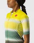 CASTELLI jersey de manga corta - DOLCE LADY - verde/amarillo