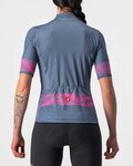 CASTELLI jersey de manga corta - FENICE LADY - azul/rosa