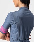 CASTELLI jersey de manga corta - FENICE LADY - azul/rosa