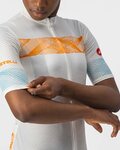 CASTELLI jersey de manga corta - FENICE LADY - marfil/naranja