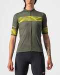 CASTELLI jersey de manga corta - FENICE LADY - amarillo/verde