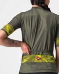 CASTELLI jersey de manga corta - FENICE LADY - amarillo/verde