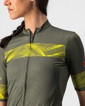 CASTELLI jersey de manga corta - FENICE LADY - amarillo/verde
