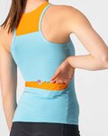 CASTELLI maillot sin mangas - SOLARIS LADY - azul claro