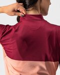 CASTELLI jersey de manga corta - VELOCISSIMA LADY - granate/rosa