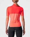 CASTELLI jersey de manga corta - VELOCISSIMA LADY - rosa/naranja