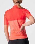 CASTELLI jersey de manga corta - VELOCISSIMA LADY - rosa/naranja