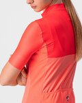 CASTELLI jersey de manga corta - VELOCISSIMA LADY - rosa/naranja