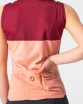 CASTELLI maillot sin mangas - VELOCISSIMA LADY - granate/rosa