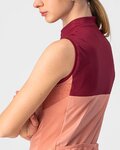 CASTELLI maillot sin mangas - VELOCISSIMA LADY - granate/rosa