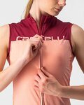 CASTELLI maillot sin mangas - VELOCISSIMA LADY - granate/rosa