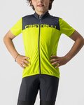 CASTELLI jersey de manga corta - NEO PROLOGO KIDS - amarillo/azul