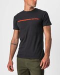 CASTELLI Camiseta de manga corta - VENTAGLIO TEE - negro