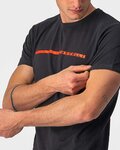 CASTELLI Camiseta de manga corta - VENTAGLIO TEE - negro