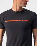 CASTELLI Camiseta de manga corta - VENTAGLIO TEE - negro