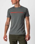 CASTELLI Camiseta de manga corta - VENTAGLIO TEE - gris