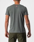 CASTELLI Camiseta de manga corta - VENTAGLIO TEE - gris
