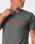 CASTELLI Camiseta de manga corta - VENTAGLIO TEE - gris