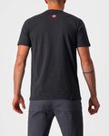 CASTELLI Camiseta de manga corta - MAURIZIO TEE - negro/gris