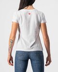 CASTELLI Camiseta de manga corta - BELLAGIO TEE LADY - blanco