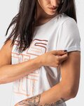 CASTELLI Camiseta de manga corta - BELLAGIO TEE LADY - blanco