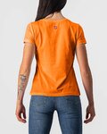 CASTELLI Camiseta de manga corta - BELLAGIO TEE LADY - naranja