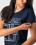 CASTELLI Camiseta de manga corta - BELLAGIO TEE LADY - azul