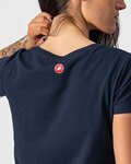 CASTELLI Camiseta de manga corta - BELLAGIO TEE LADY - azul