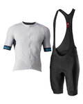 CASTELLI maillot corto y pantalón corto - ENTRATA VI - negro/gris