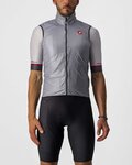 CASTELLI chaleco - ARIA - plateado