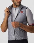 CASTELLI chaleco - ARIA - plateado