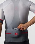 CASTELLI chaleco - ARIA - plateado