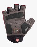 CASTELLI guantes de dedos cortos - ROUBAIX GEL 2 LADY - granate