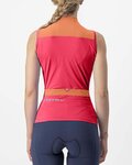 CASTELLI maillot sin mangas - SOLARIS LADY - rojo/naranja