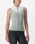 CASTELLI maillot sin mangas - SOLARIS LADY - verde/marfil