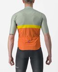 CASTELLI jersey de manga corta - A BLOCCO - naranja/granate/verde/amarillo