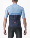 CASTELLI jersey de manga corta - A BLOCCO - azul/naranja