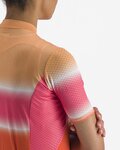CASTELLI jersey de manga corta - DOLCE LADY - rojo/naranja