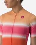 CASTELLI jersey de manga corta - DOLCE LADY - rojo/naranja